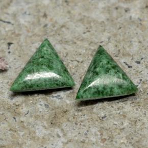 2,03 ct natürliche grüner Maw-sit-sit-Edelsteine, Trillion, Lichtundurchlässig