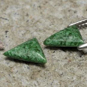 2,03 ct natürliche grüner Maw-sit-sit-Edelsteine, Trillion, Lichtundurchlässig