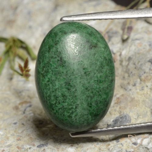 9.97ct Natürlicher Mittelgrün Mawsitsit, Oval, Lichtundurchlässig