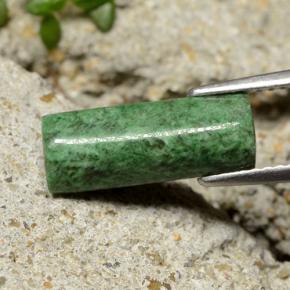 3,17 ctw natürlicher grüner Maw-sit-sit, Baguette, Lichtundurchlässig