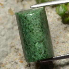 6,52 ctw natürlicher grüner Maw-sit-sit, Baguette, Lichtundurchlässig