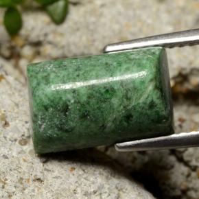 5,85 ctw natürlicher grüner Maw-sit-sit, Baguette, Lichtundurchlässig