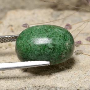 9,17 ctw natürlicher dunkelgrün Mawsitsit, Oval Schliff, Lichtundurchlässig