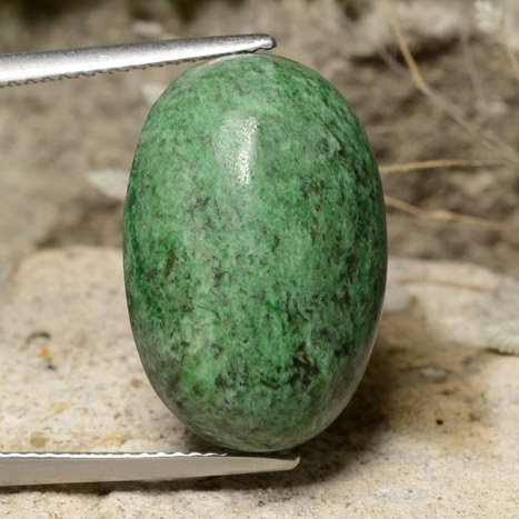 19,55 ctw natürlicher grüner Maw-sit-sit, Oval Schliff, Lichtundurchlässig