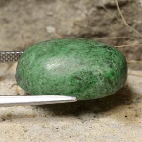 19,55 ctw natürlicher grüner Maw-sit-sit, Oval Schliff, Lichtundurchlässig