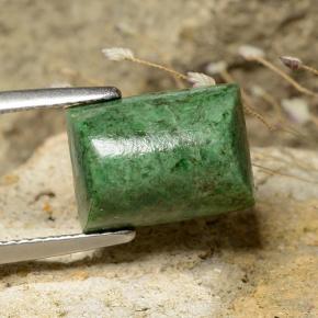 9,17 ctw natürlicher tiefgrün Mawsitsit, Baguette, Lichtundurchlässig