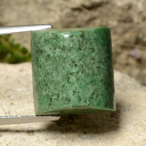 9,17 ctw natürlicher Kieferngrün Maw-sit-sit, Baguette, Lichtundurchlässig