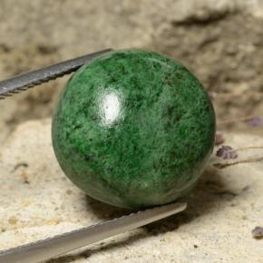 19,89 ctw natürlicher grüner Maw-sit-sit, Rundschliff, Lichtundurchlässig
