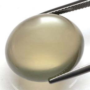 9,17 ctw natürlicher Rauch Mondstein, Transparent, Transparent / Lichtdurchlässig