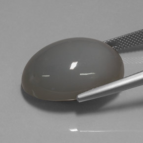 9,17 ctw natürlicher Rauch Mondstein, Transparent, Transparent / Lichtdurchlässig