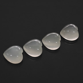  ct natürliche cream Mondstein-Edelsteine, Transparent, Transparent / Lichtdurchlässig
