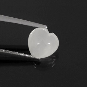 2,69 ctw natürlicher cream Mondstein, Transparent, Transparent / Lichtdurchlässig