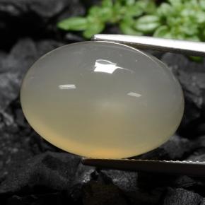 25,19 ctw natürlicher brauner Mondstein, Transparent, Transparent / Lichtdurchlässig