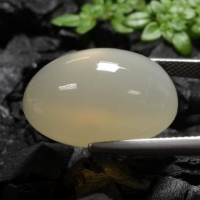 25,19 ctw natürlicher brauner Mondstein, Transparent, Transparent / Lichtdurchlässig