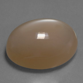 20,29 ctw natürlicher cream Mondstein, Oval Schliff, Lichtdurchlässig