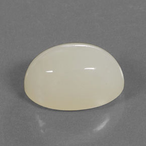 10,37 ctw natürlicher cream Mondstein, Oval Schliff, Lichtdurchlässig