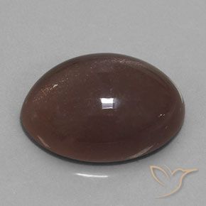 9,17 ctw natürlicher Mittel braun Mondstein, Oval, Lichtundurchlässig