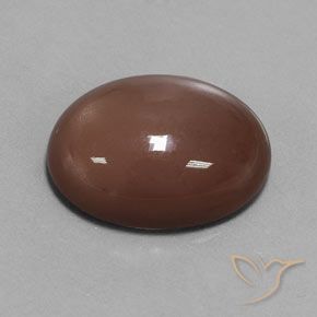 9,17 ctw natürlicher rötlich-braun Mondstein, Oval, Lichtundurchlässig