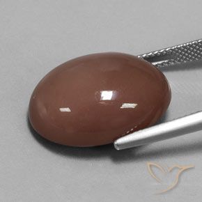 9,17 ctw natürlicher rötlich-braun Mondstein, Oval, Lichtundurchlässig