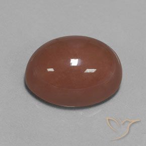 9,17 ctw natürlicher Mittel braun Mondstein, Oval, Lichtundurchlässig