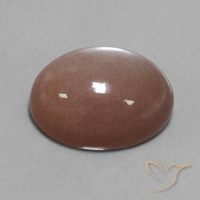 9,17 ctw natürlicher Braun Mondstein, Oval, Lichtundurchlässig