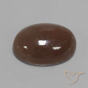 9,17 ctw natürlicher Mittel braun Mondstein, Oval, Lichtundurchlässig