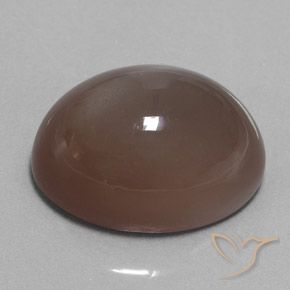 9,17 ctw natürlicher Espresso Braun Mondstein, Oval, Lichtundurchlässig