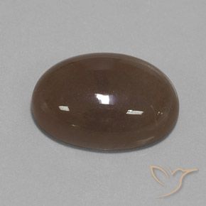 9,17 ctw natürlicher Mittel braun Mondstein, Oval, Lichtundurchlässig