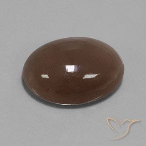 9,17 ctw natürlicher Mittel braun Mondstein, Oval, Lichtundurchlässig