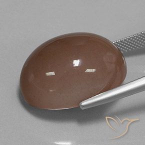9,17 ctw natürlicher Braun Mondstein, Oval, Lichtundurchlässig