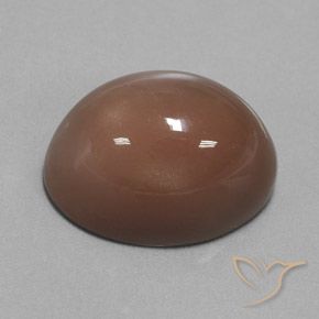 9,17 ctw natürlicher Warmes Braun Mondstein, Oval, Lichtundurchlässig