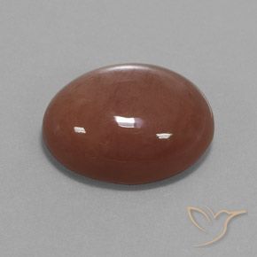 9,17 ctw natürlicher Zimtbraun Mondstein, Oval, Lichtundurchlässig