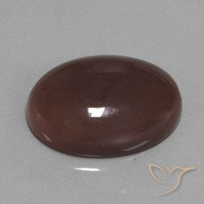 9,17 ctw natürlicher Mittel braun Mondstein, Oval, Lichtundurchlässig