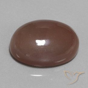 9,17 ctw natürlicher Mittel braun Mondstein, Oval, Lichtundurchlässig