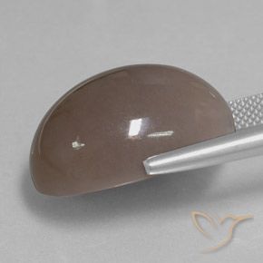 9,17 ctw natürlicher Mittel braun Mondstein, Oval, Lichtundurchlässig