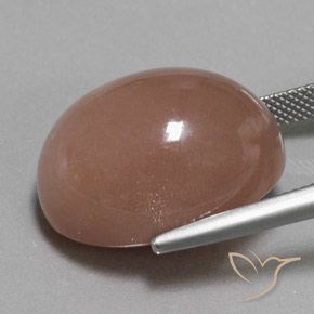 9,17 ctw natürlicher rötlich-braun Mondstein, Oval, Lichtundurchlässig