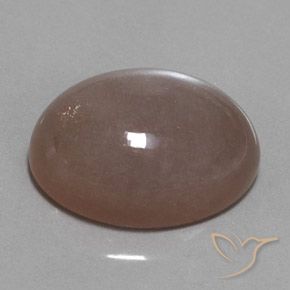 9,17 ctw natürlicher hellbraun Mondstein, Oval, Lichtundurchlässig