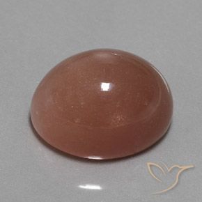 9,17 ctw natürlicher rötlich-braun Mondstein, Oval, Lichtundurchlässig