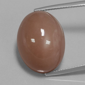 9,17 ctw natürlicher Warmes Braun Mondstein, Oval Schliff, Lichtundurchlässig