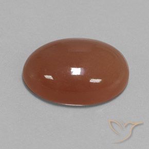 9,17 ctw natürlicher Zimtbraun Mondstein, Oval, Lichtundurchlässig