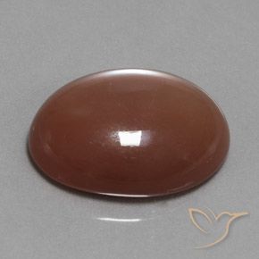 9,17 ctw natürlicher Warmes Braun Mondstein, Oval, Lichtundurchlässig