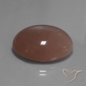 9,17 ctw natürlicher rötlich-braun Mondstein, Oval, Lichtdurchlässig