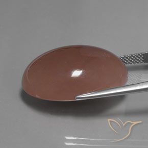 9,17 ctw natürlicher rötlich-braun Mondstein, Oval, Lichtdurchlässig