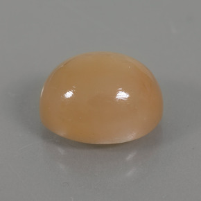 9,17 ctw natürlicher Goldene Orangencreme Mondstein, Oval Schliff, Transparent