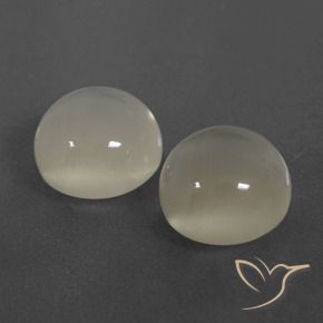 7.01 ct natürliche Warmweiß Mondstein-Edelsteine, Runden, Lichtdurchlässig