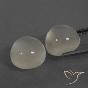 7.15 ct natürliche Warmweiß Mondstein-Edelsteine, Runden, Lichtdurchlässig