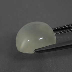 9,17 ctw natürlicher Warmweiß Mondstein, Rund Schliff, Lichtdurchlässig