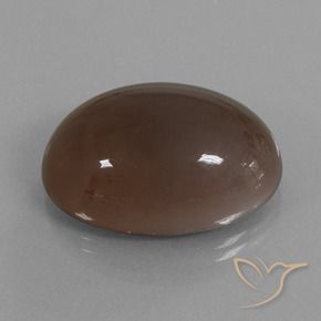 41,62 ctw natürlicher brauner Mondstein, Oval Schliff, Lichtundurchlässig