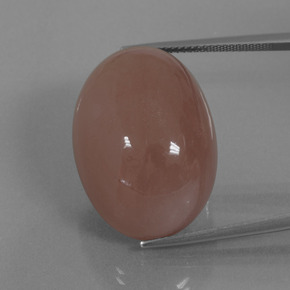 49,49 ctw natürlicher brauner Mondstein, Oval Schliff, Lichtundurchlässig