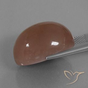 9,17 ctw natürlicher Warmes Braun Mondstein, Oval, Lichtundurchlässig